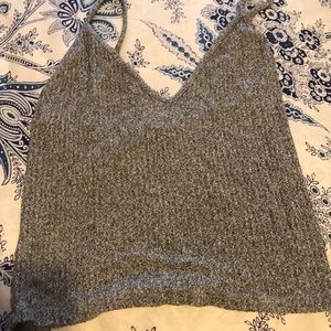 Brandy Melville grey crop top